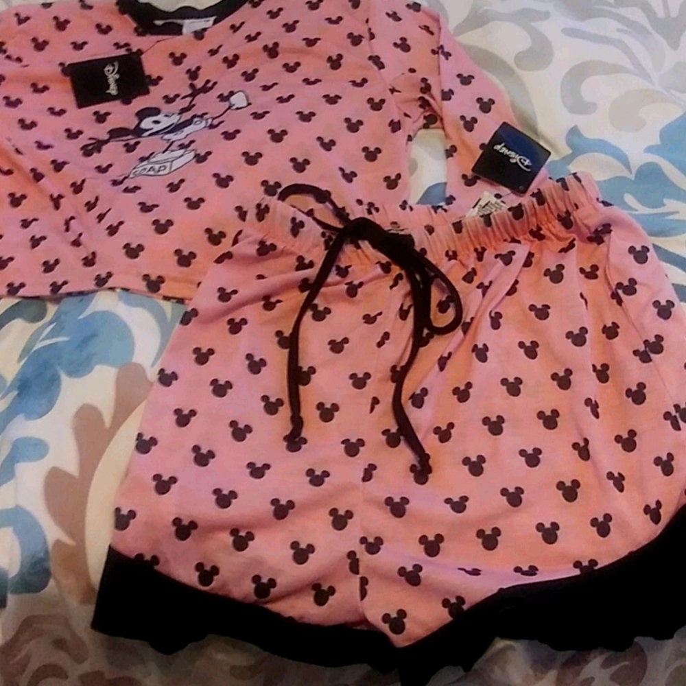 Disney Mickey Mouse Ruffle Pajama set